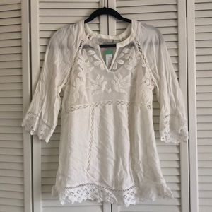 Lace & Macrame top